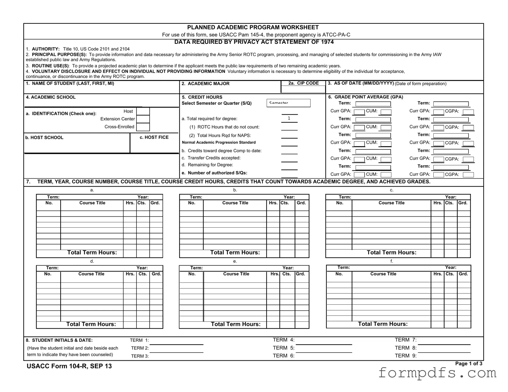 Blank 104 R PDF Form