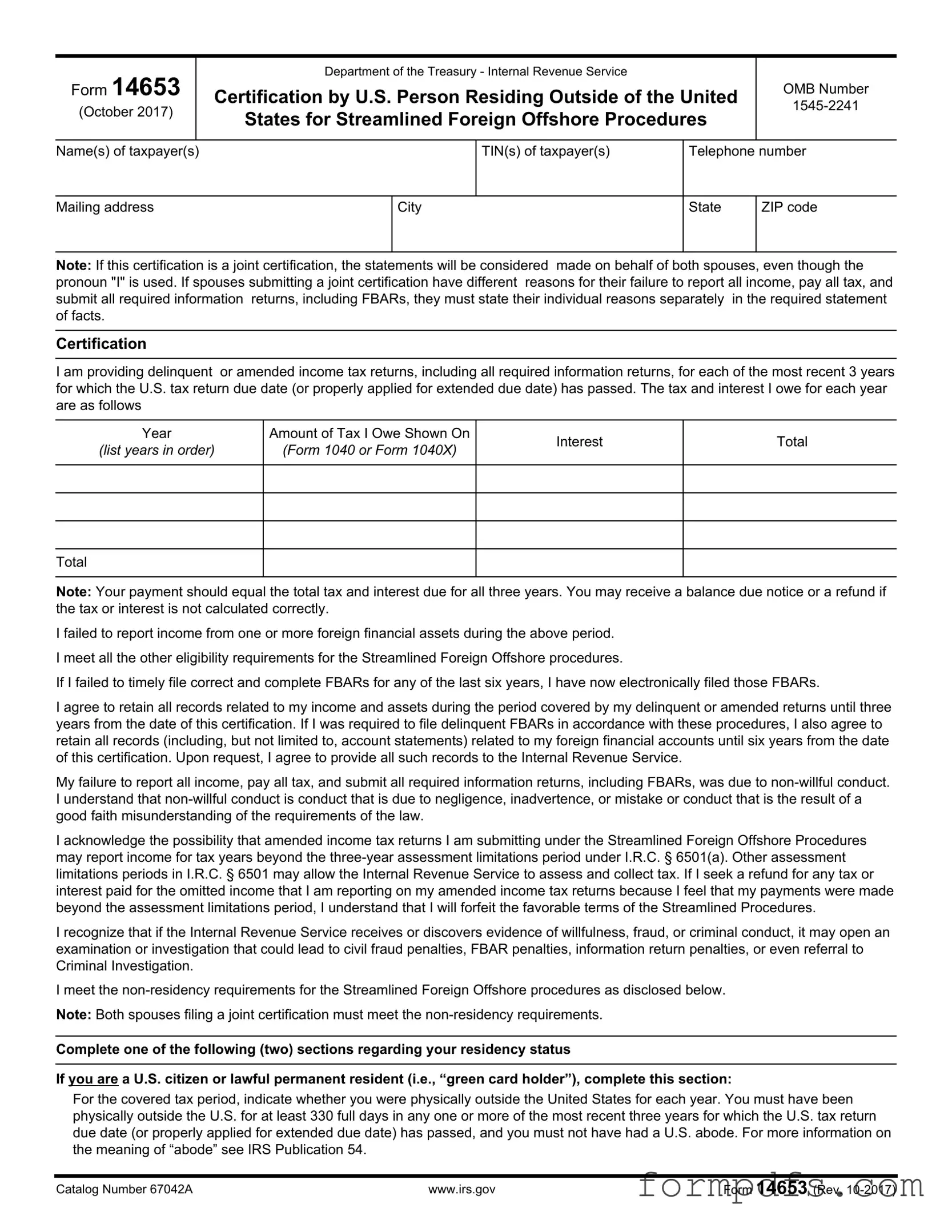 Blank 14653 PDF Form
