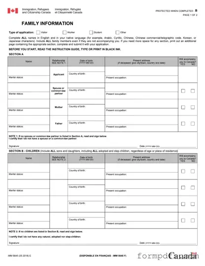 Blank Imm 5645 PDF Form