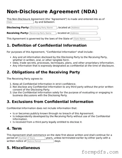 Valid Non-disclosure Agreement Template
