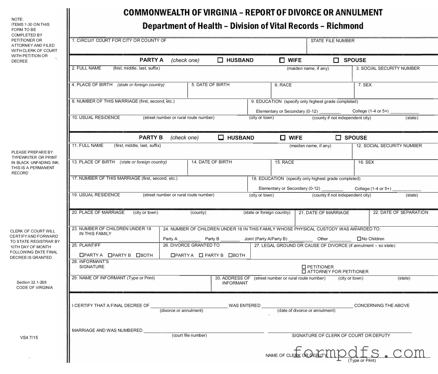 Blank Vs 4 PDF Form